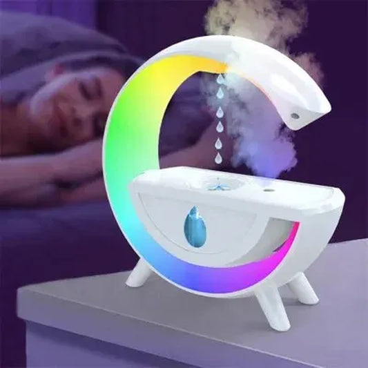 Anti-Gravity Air Humidifier 350Ml RGB Night Light Water Droplet Sprayer Creative Home Office Mist Maker Ultrasonic Cool Mist